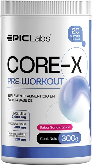 CORE-X pre-entreno clínico